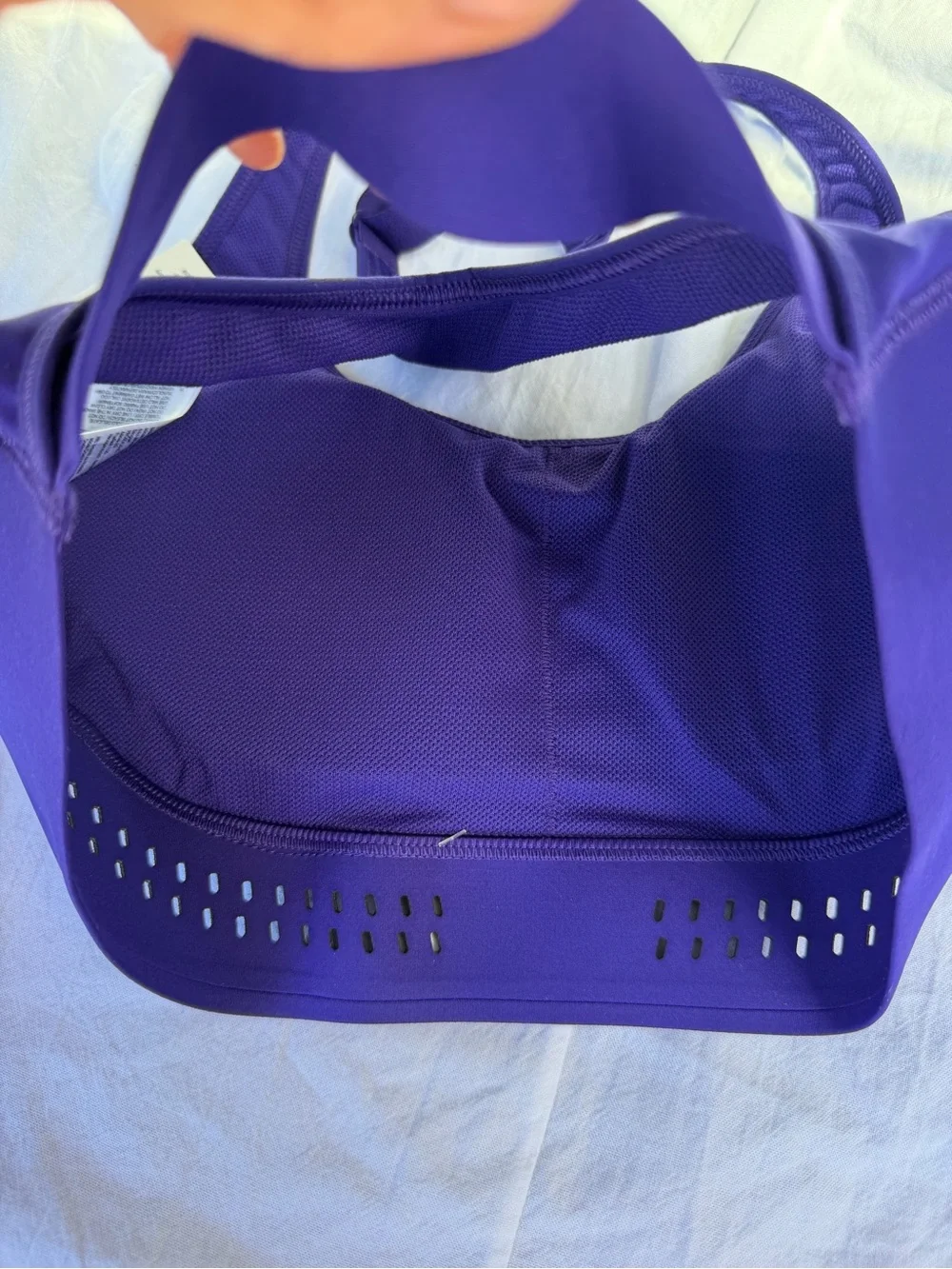 Stella McCartney Purple Sports Bra